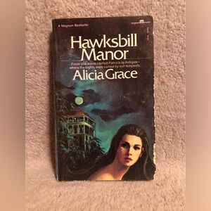 Hawksbill Manor by Alicia Grace Vintage Paperback - Blue Cover